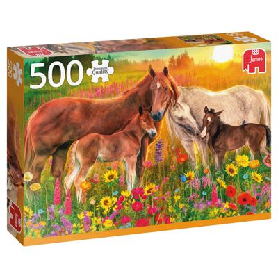 Jumbo PC Horses in the Meadow legpuzzel 500 stukjes
