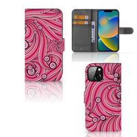 Apple iPhone 14 Hoesje Swirl Pink - thumbnail