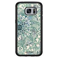 Samsung Galaxy S7 hoesje - Mandala blauw