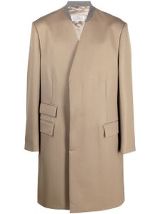 Maison Margiela manteau boutonné Calvary en laine - Tons neutres