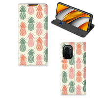 Xiaomi Mi 11i | Poco F3 Flip Style Cover Ananas - thumbnail