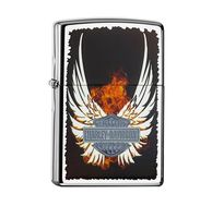 Zippo Aansteker Harley-Davidson Wings Zilver