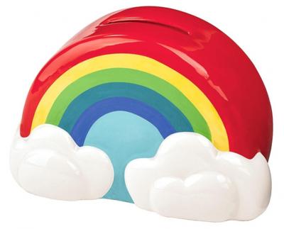 Moses Regenboog spaarpot keramiek 10 cm