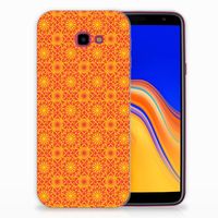 Samsung Galaxy J4 Plus (2018) TPU bumper Batik Oranje