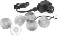 Oase LunAqua Terra LED Set 6 - RVS Tuinspot 6x, IP68 Waterdicht, 3000K - Duurzame Buitenverlichting - thumbnail