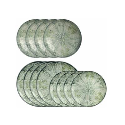 Sambonet Fusion Grey 12-delige serviesset - Grijs - Porselein