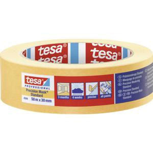 TESA Professional 4344 50 m Maskeertape voor algemeen gebruik Geschikt voor gebruik binnen Geschikt voor buitengebruik Papier Oranje