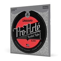 D'Addario Gitaarsnaren - Pro-Arte Klassieke Gitaarsnaren - EJ30 Nylon Gitaarsnaren - Verzilverde Wrap, Nylon Kern, Gerectificeerde Nylon Trebles - Normale spanning