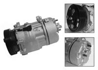 Compressor, airconditioning NEW ORIGINAL PART VALEO, Spanning (Volt)12V, u.a. für Seat, Ford, VW, Audi, Skoda, Subaru, Peugeot - thumbnail