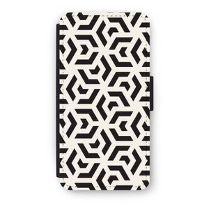 Crazy pattern: iPhone 7 Plus Flip Hoesje