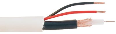 ABUS KA9001 Audio, Video Kabel 100.00 m Geel
