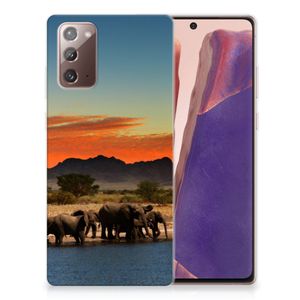 Samsung Note 20 TPU Hoesje Olifanten