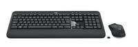 Logitech MK540 Advanced Toetsenbord RF Wireless QWERTZ Kroatisch, Sloveens, zwart, wit - Toetsenborden (draadloos, RF draadloos, membraantoetsenbord, QWERTZ, zwart, wit, muis inbegrepen)