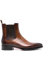 Santoni bottines chelsea en cuir - Marron - thumbnail