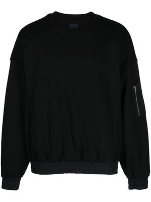 Juun.J Sweater met zak - Zwart
