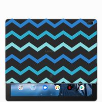 Lenovo Tab E10 Hippe Hoes Zigzag Blauw - thumbnail