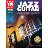 Hal Leonard First 15 Lessons Jazz Guitar lesboek voor gitaar - thumbnail