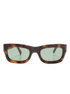 Marni Eyewear lunettes de soleil Chris à monture carrée - Marron