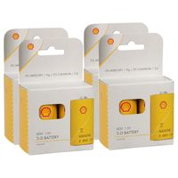 Shell Batterijen - type LR20 - 8x stuks - Alkaline - Longlife