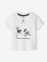 Babyshirt van wafelstof Disney® Mickey ecru - thumbnail