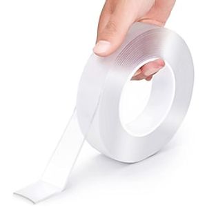 dubbelzijdige tape zware, multifunctionele verwijderbare montagetape zelfklevende grip, herbruikbare sterke kleverige muurtape strips transparante tape poster tapijttape voor plakken items, huishouden Lightinthebox