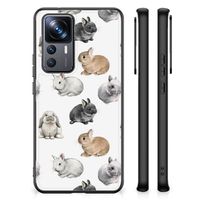 Dierenprint Telefoonhoesje voor Xiaomi 12T | 12T Pro Konijntjes