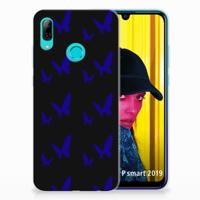 Huawei P Smart 2019 TPU bumper Vlinder Patroon