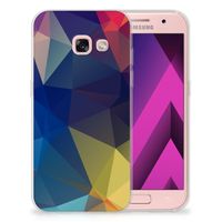 Samsung Galaxy A3 2017 TPU Hoesje Polygon Dark - thumbnail