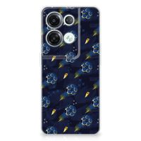 TPU bumper voor OPPO Reno8 Pro Voetbal