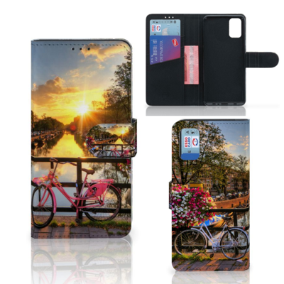 Samsung Galaxy A41 Flip Cover Amsterdamse Grachten Samsung Galaxy A41 Flip Cover Amsterdamse Grachten