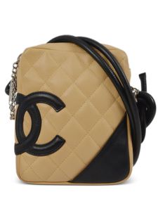 CHANEL Pre-Owned sac à bandoulière Cambon ligne (2003) - Tons neutres