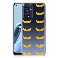 OPPO Reno 7 5G | Find X5 Lite Siliconen Case Banana - thumbnail