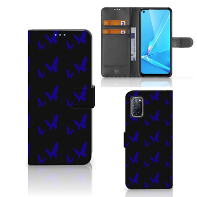 OPPO A72 | OPPO A52 Telefoon Hoesje Vlinder Patroon OPPO A72 | OPPO A52 Telefoon Hoesje Vlinder Patroon