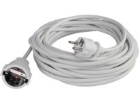 Basetech 1593783 Stroom Verlengkabel 16 A Wit 10.00 m