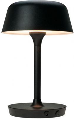 Dyberg Larsen tafellamp Valencia 5 W 20 x 20 x 30 cm zwart