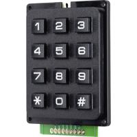 TRU COMPONENTS Druktoetsenveld Keypad matrix 3 x 4 1 stuk(s)