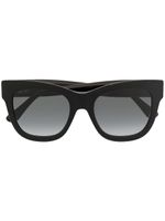 Jimmy Choo Eyewear lunettes de soleil à monture papillon - Noir