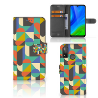 Huawei P Smart 2020 Telefoon Hoesje Funky Retro - thumbnail