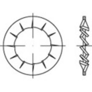 TOOLCRAFT 138423 Lamellenschijven Binnendiameter: 2.5 mm DIN 6798 Verenstaal 500 stuk(s)