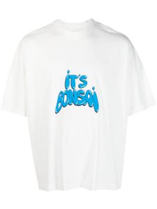 Bonsai t-shirt à logo imprimé - Blanc