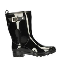 XQ regenlaarzen met siergesp zwart