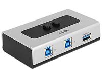 DELOCK 87667 switch 2-poort usb 3 handmatig bidirectioneel Delock
