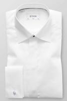 ETON Slim Fit Gala shirt wit, Effen - thumbnail