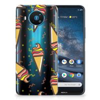 Nokia 8.3 Siliconen Case Icecream - thumbnail