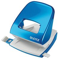 Leitz WOW perforator, 30 blad, blauw, op blister