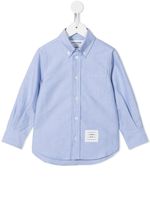 Thom Browne Kids chemise Oxford - Bleu - thumbnail