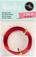 Wire Jig Draad - Rood