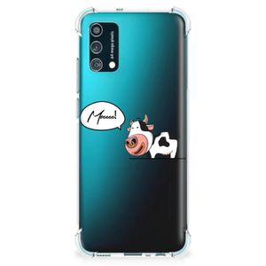 Samsung Galaxy M02s | A02s Stevig Bumper Hoesje Cow