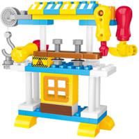 Luna Blocks bouwset werkbank junior 50 delig