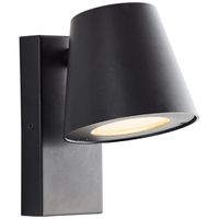 Brilliant Zwarte wandlamp Bari 44320/06